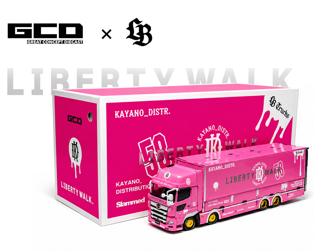 GCD 1/64 HINO 700 LB PINK - KAYANO EDITION - EXCLUSIVE