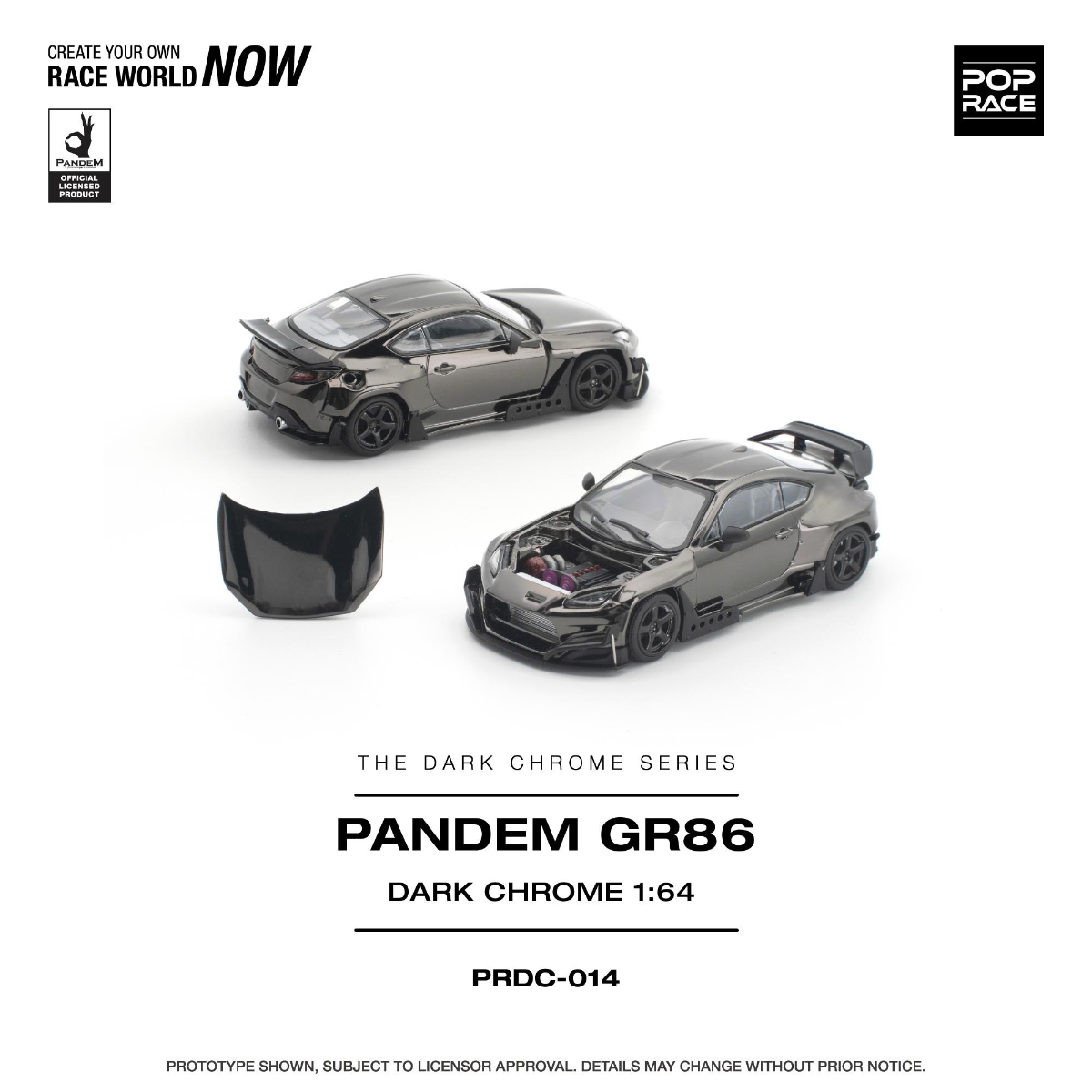 PRDC014 PANDEM GR 86 - DARK CHROME