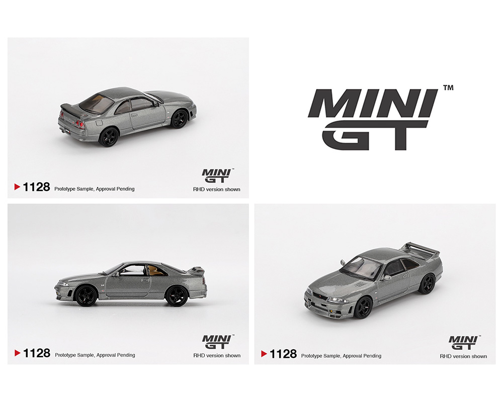 Mini GT 1:64 NISSAN Skyline GT-R Dark Metal Gray (NISMO BCNR33 CRS Version) – Limited Edition