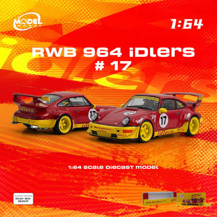 RWB 964 -- #17 Idlers Red/Yellow -- Model-Model