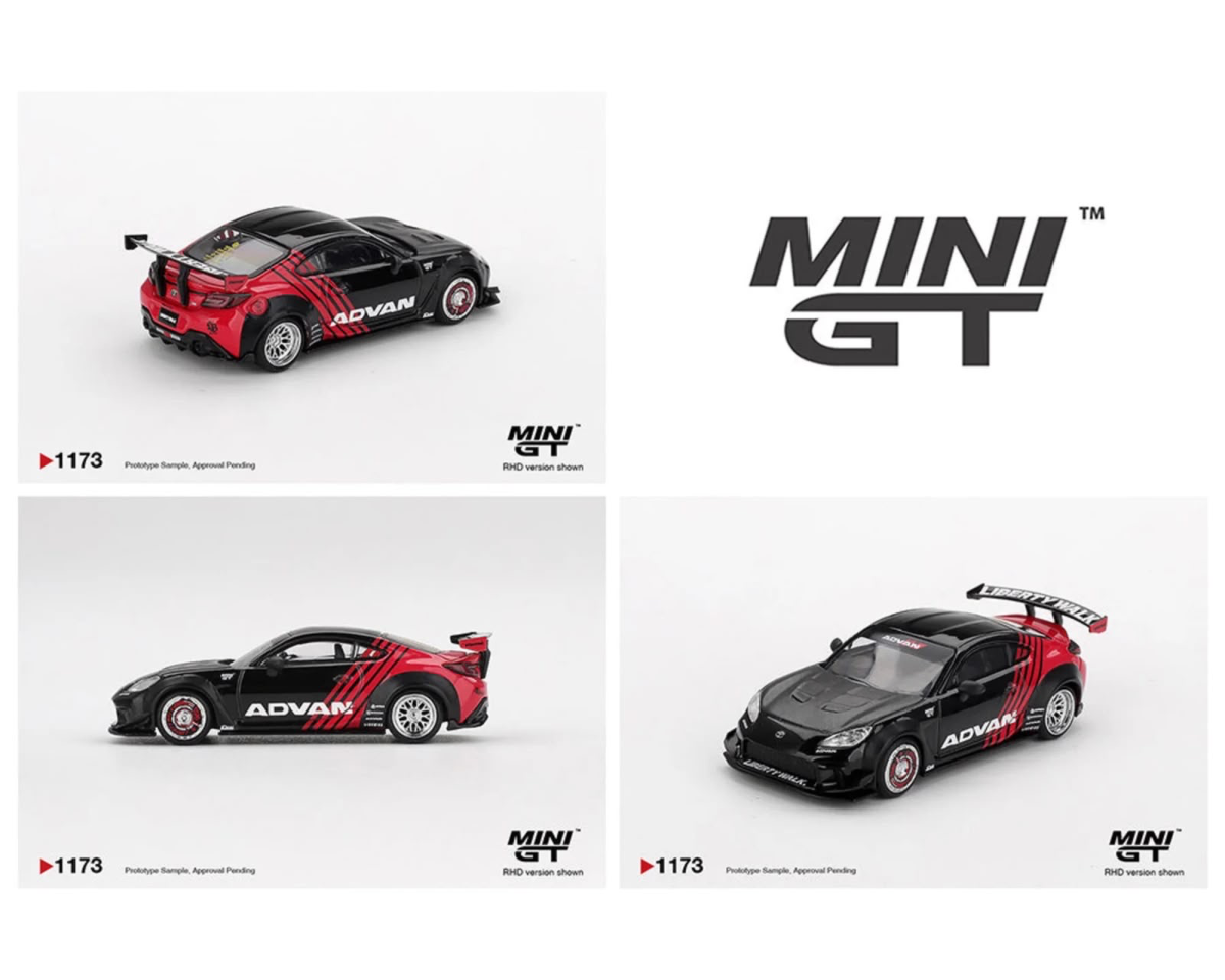 Mini GT 1:64 Toyota GR86 LB★Nation Advan