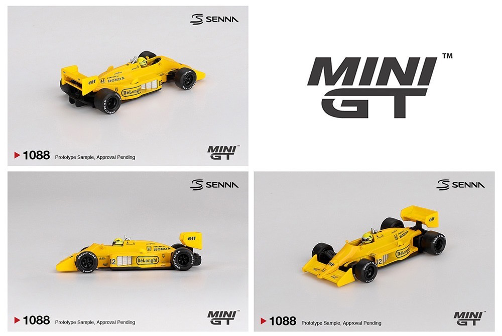 Mini GT 1:64 Lotus 99T #12 Ayrton Senna 1987 Monaco Grand Prix Winner – Limited Edition