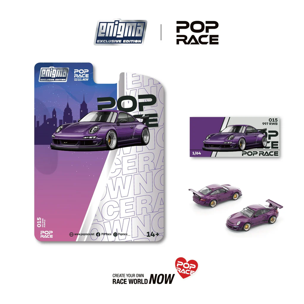 POPRACE 1/64 RWB 997 Purple (enigma exclusive edition)