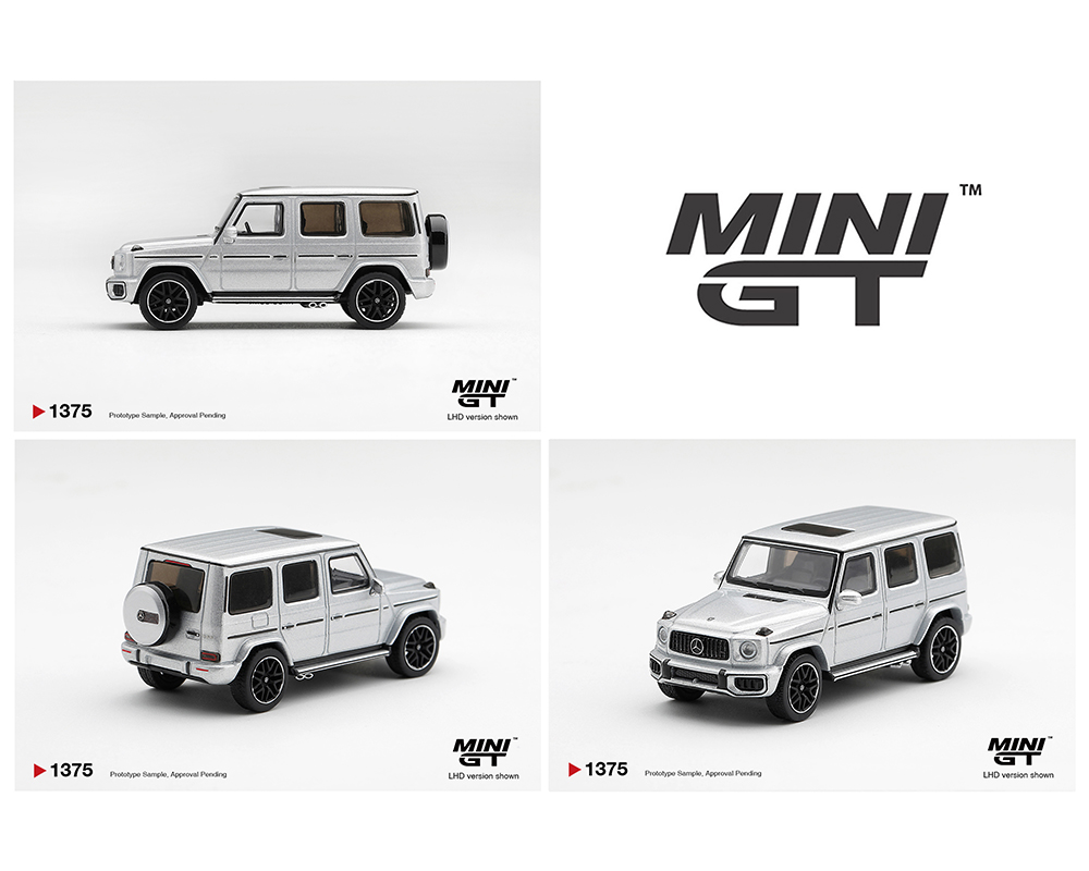 Mini GT 1:64 Mercedes-AMG G 63 Silver Metallic – Limited Edition