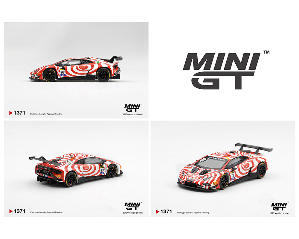 Mini GT 1:64 Lamborghini Huracan GT3 EVO2 #93 Wall Racing 2025 Bathurst 12 hrs – Limited Edition