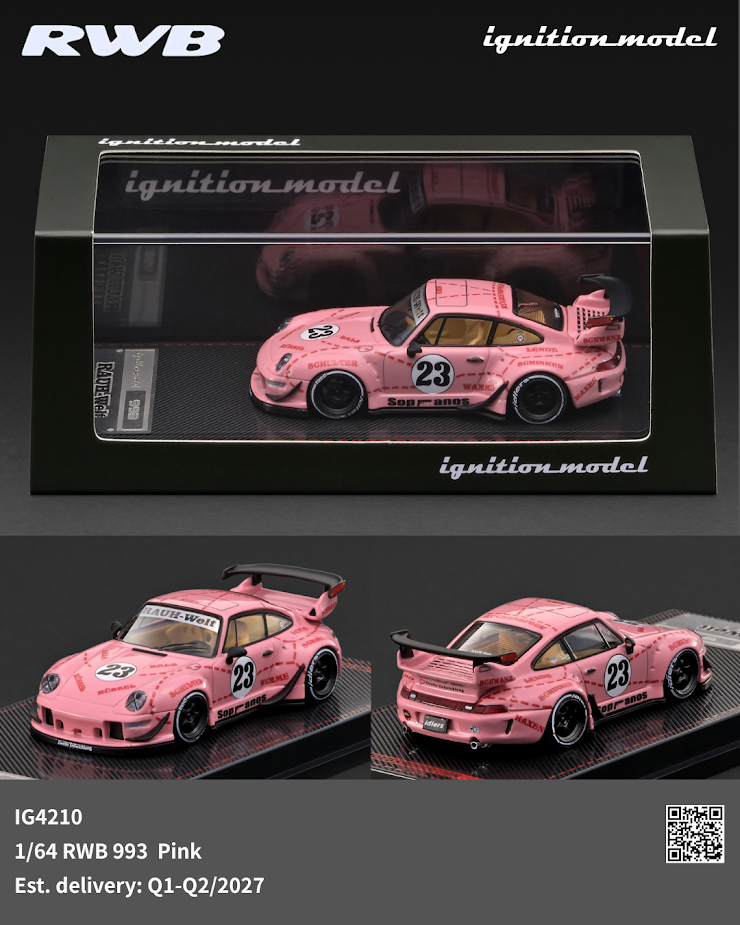 Ignition Model 1/64 RWB 993 - PINK