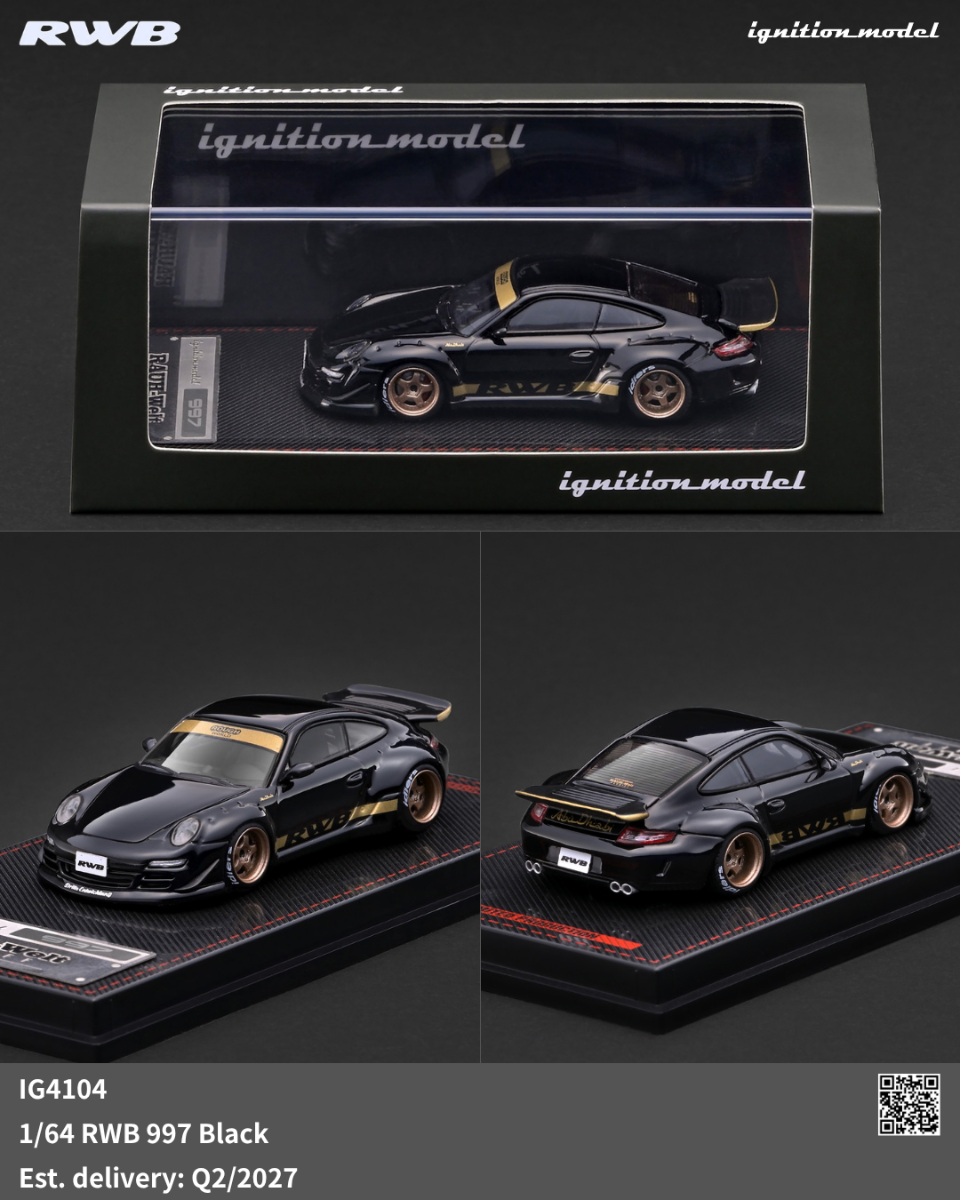 Ignition Model 1/64 RWB 997 Black