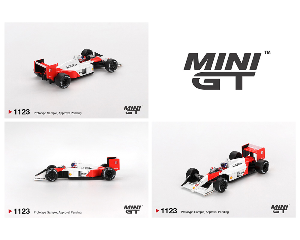 Mini GT 1:64 McLaren MP4/4 #11 Alain Prost 1988 Japanese Grand Prix 2nd Place – Mijo Exclusives