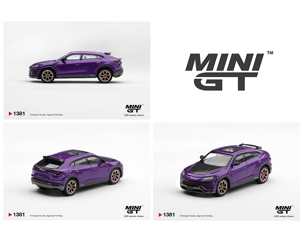 Mini GT 1:64 Lamborghini Urus Performante Viola Pasifae – Limited Edition