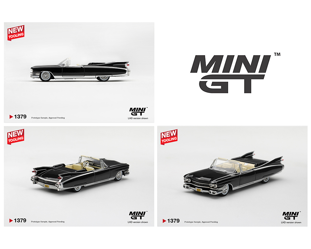 Mini GT 1:64 Cadillac Eldorado Biarritz 1959 Black – Limited Edition