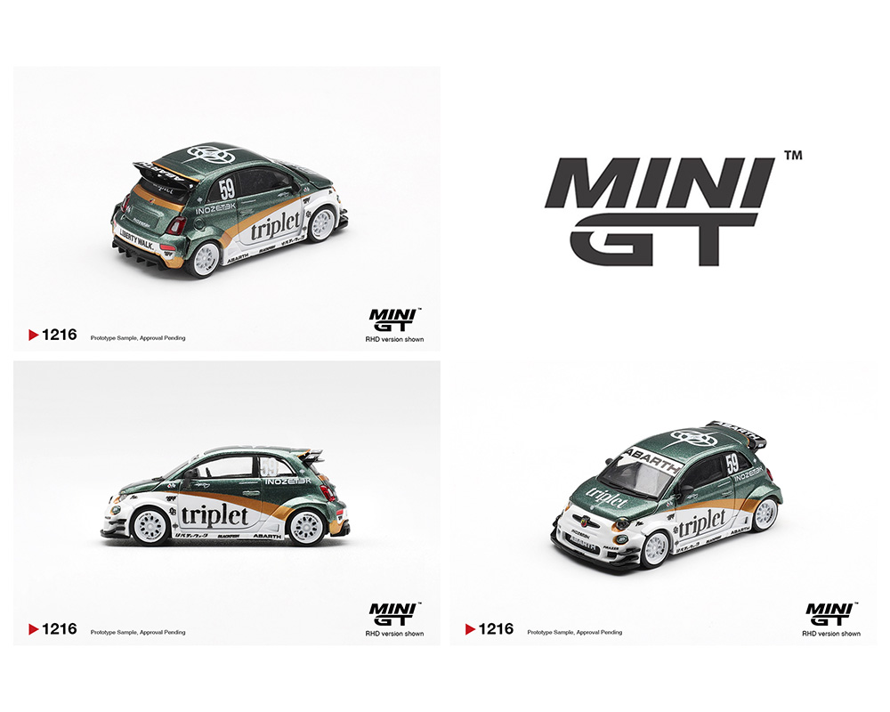 Mini GT 1:64 Abarth 595 LB-WORKS TY Edition