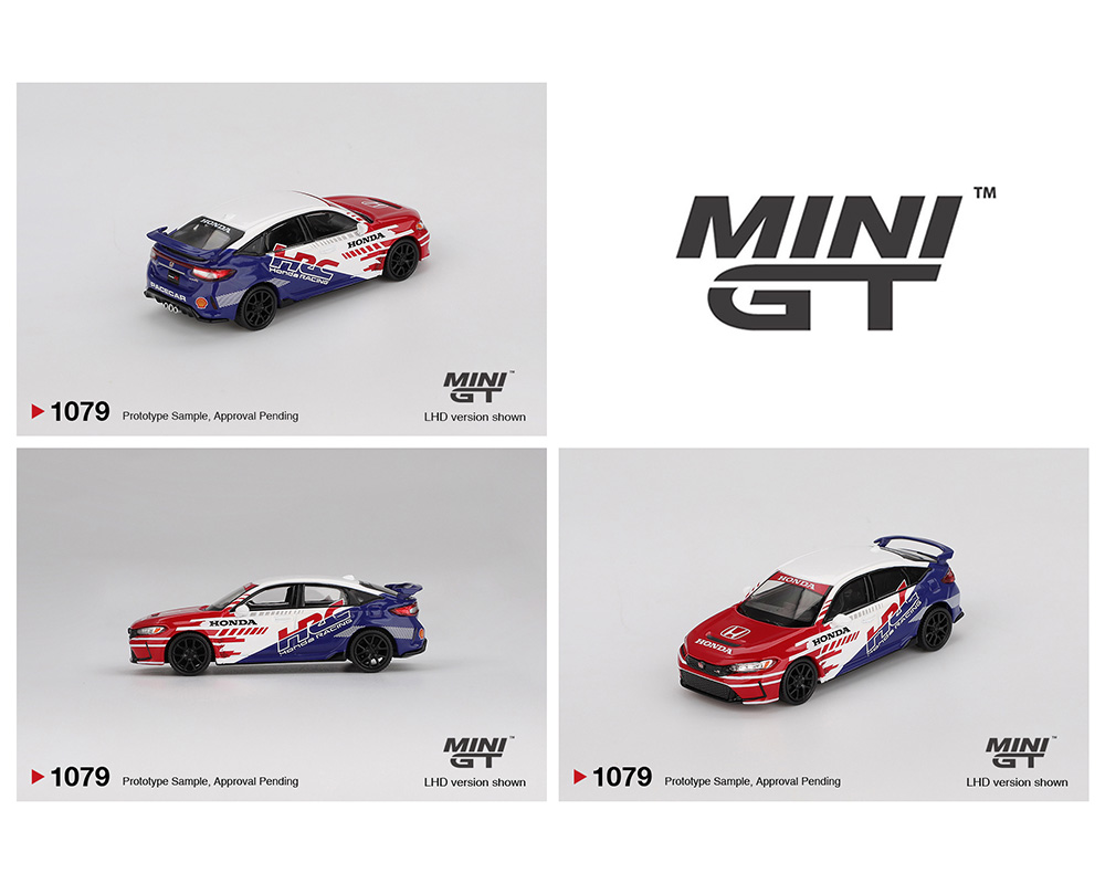 Honda Civic TYPE R 2024 Pace Car HRC - Mini Gt